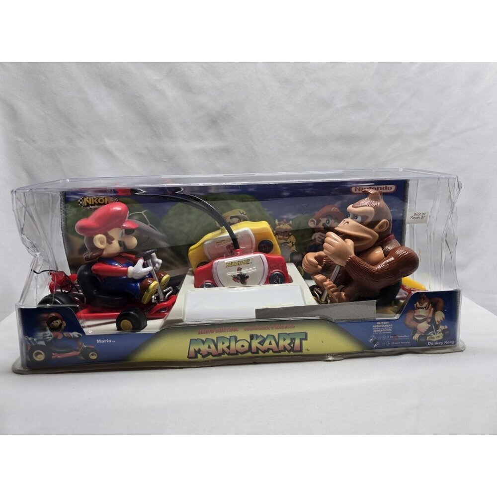 Nintendo Mario Kart NKOK Mario Vs Donkey Kong Radio Control Car Set FLAWED AS IS